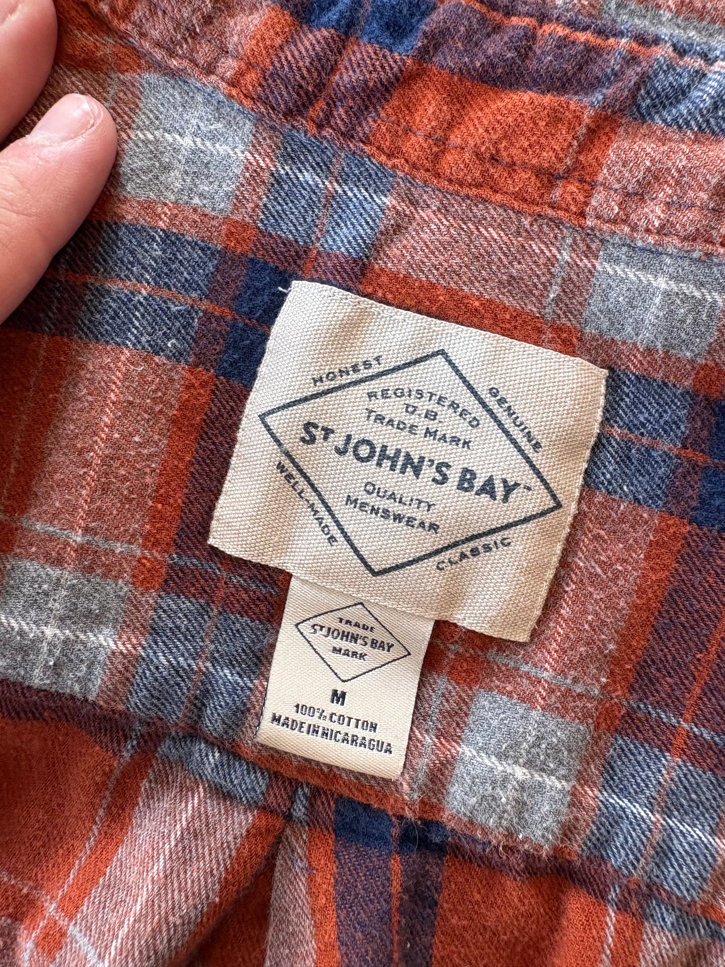 Medium Vintage Acid Wash Flannel