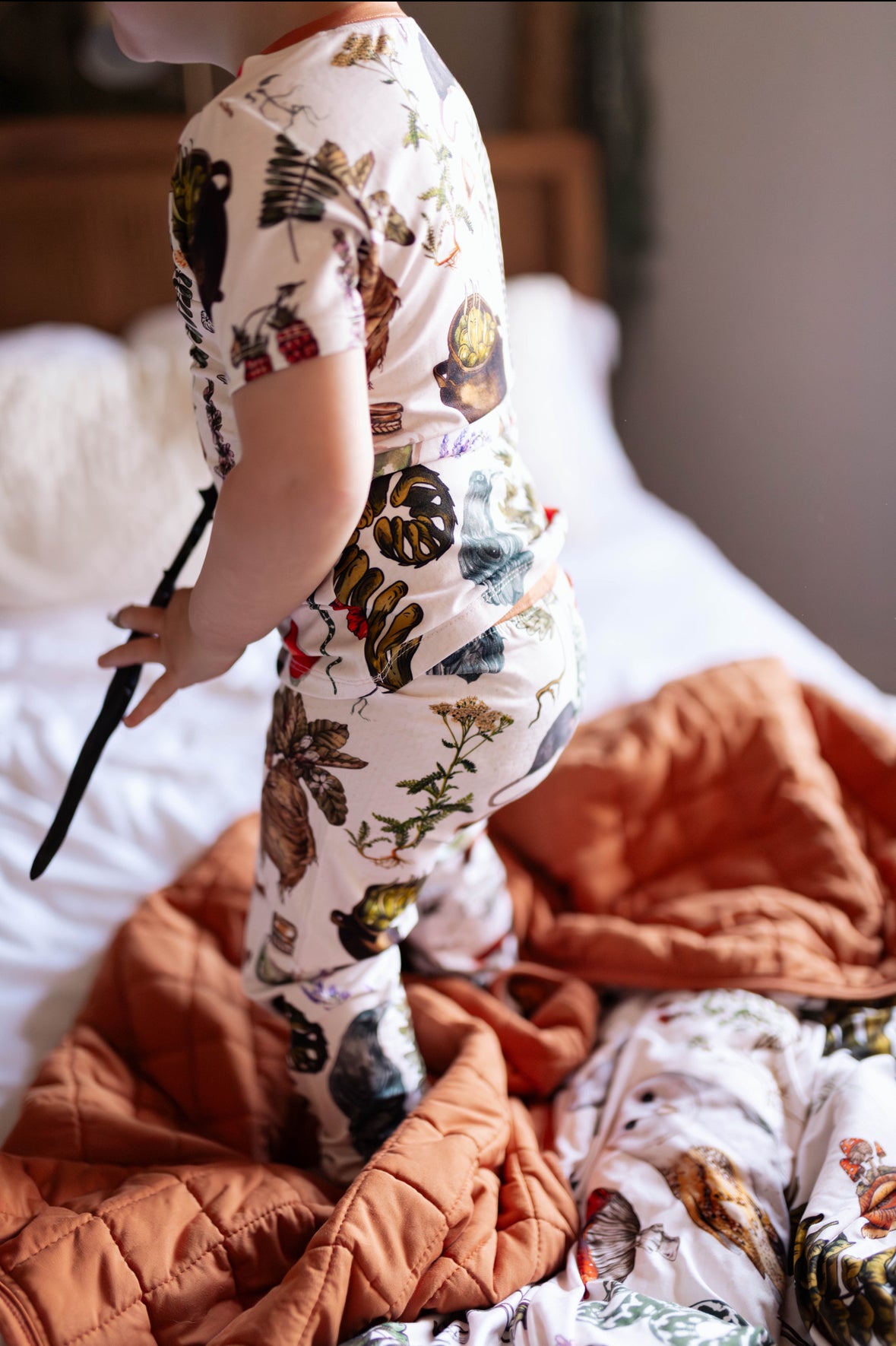 The Witch’s Greenhouse Short Sleeve Pj Set