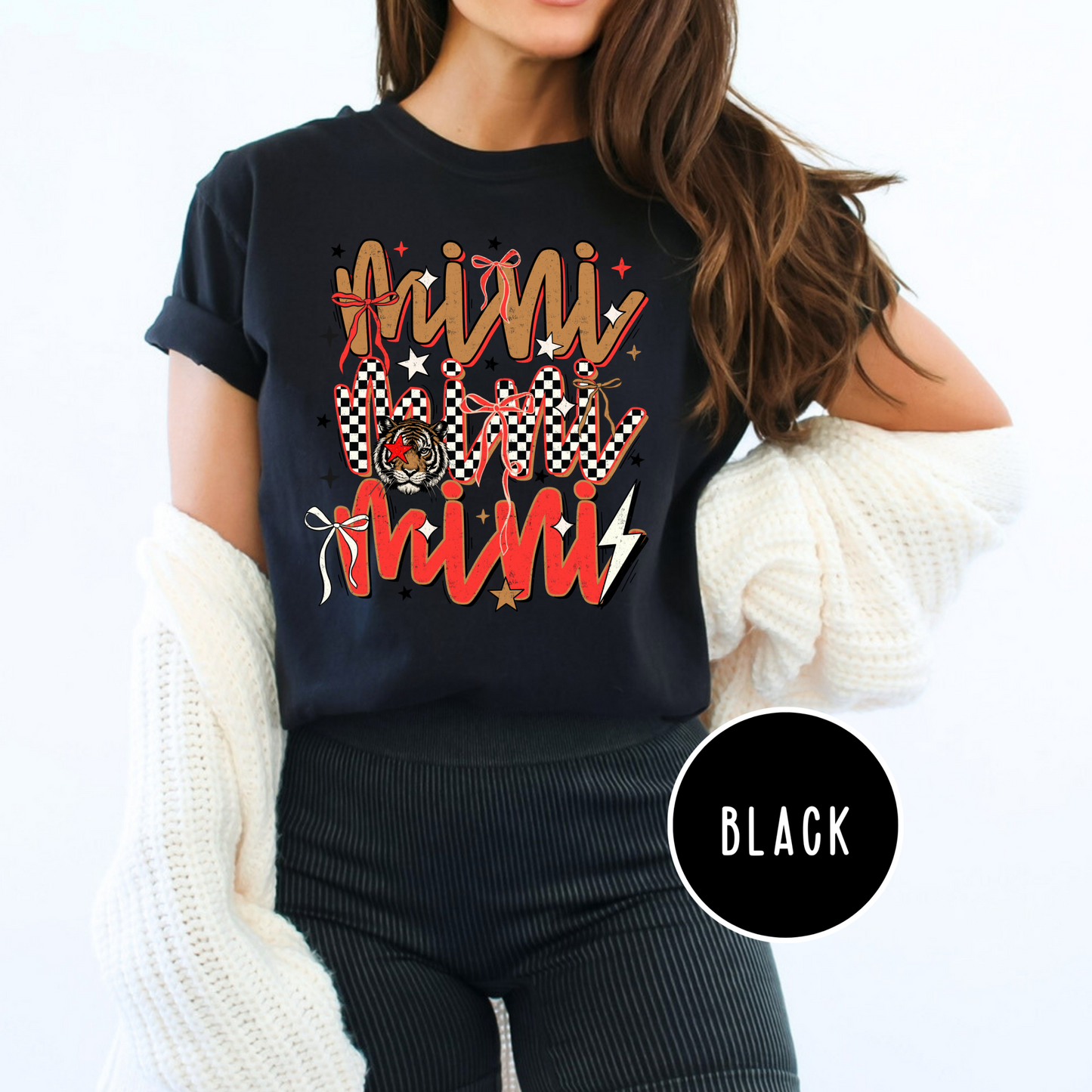 Mini Coquette and Tiger (Mommy&Me Option) Youth and Adult Cotton Graphic Tee
