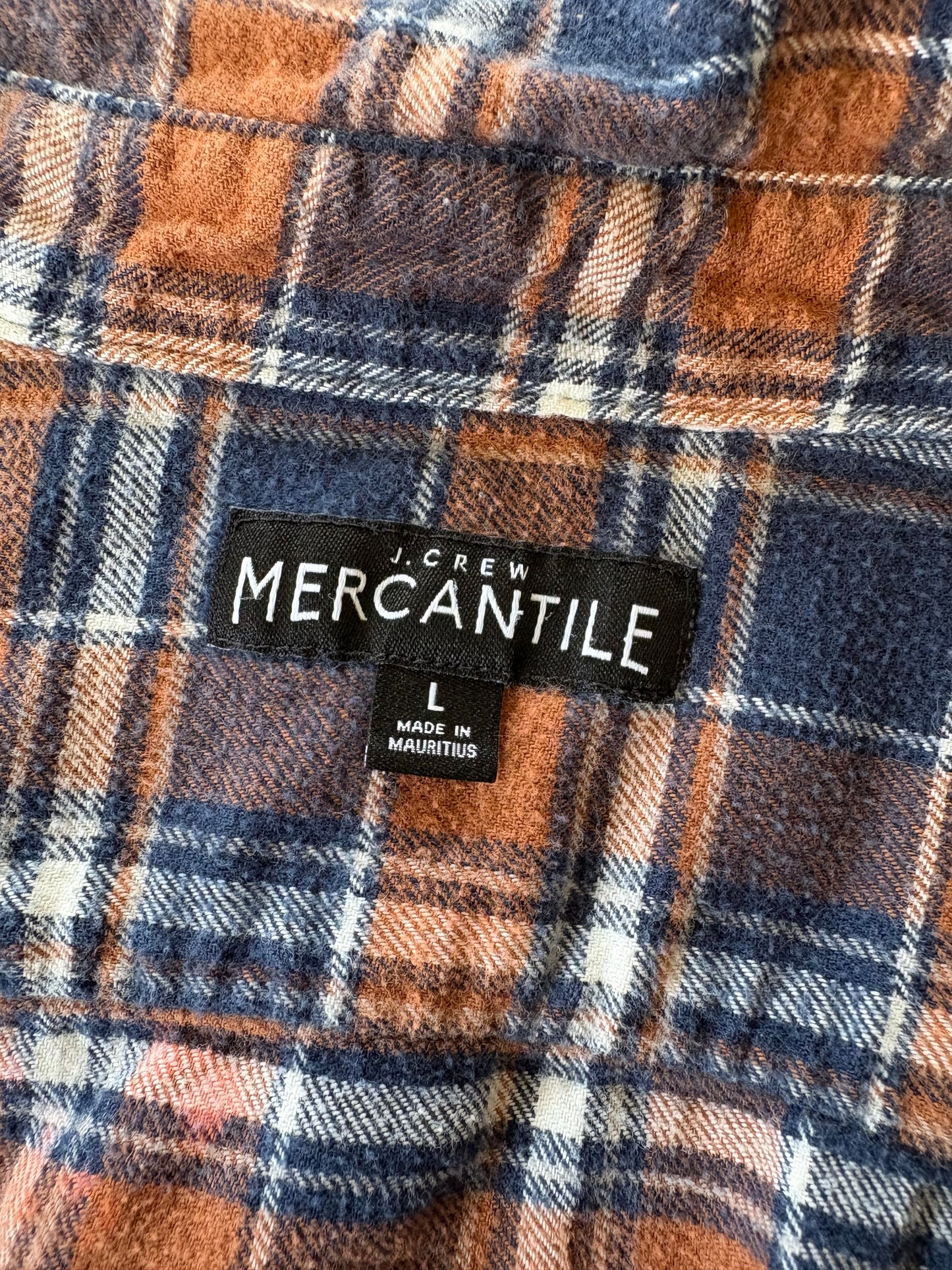Large Vintage Acid Wash Flannel