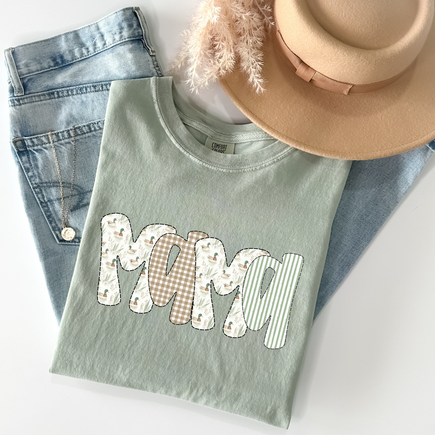 Vintage Duck Mama Cotton Tee