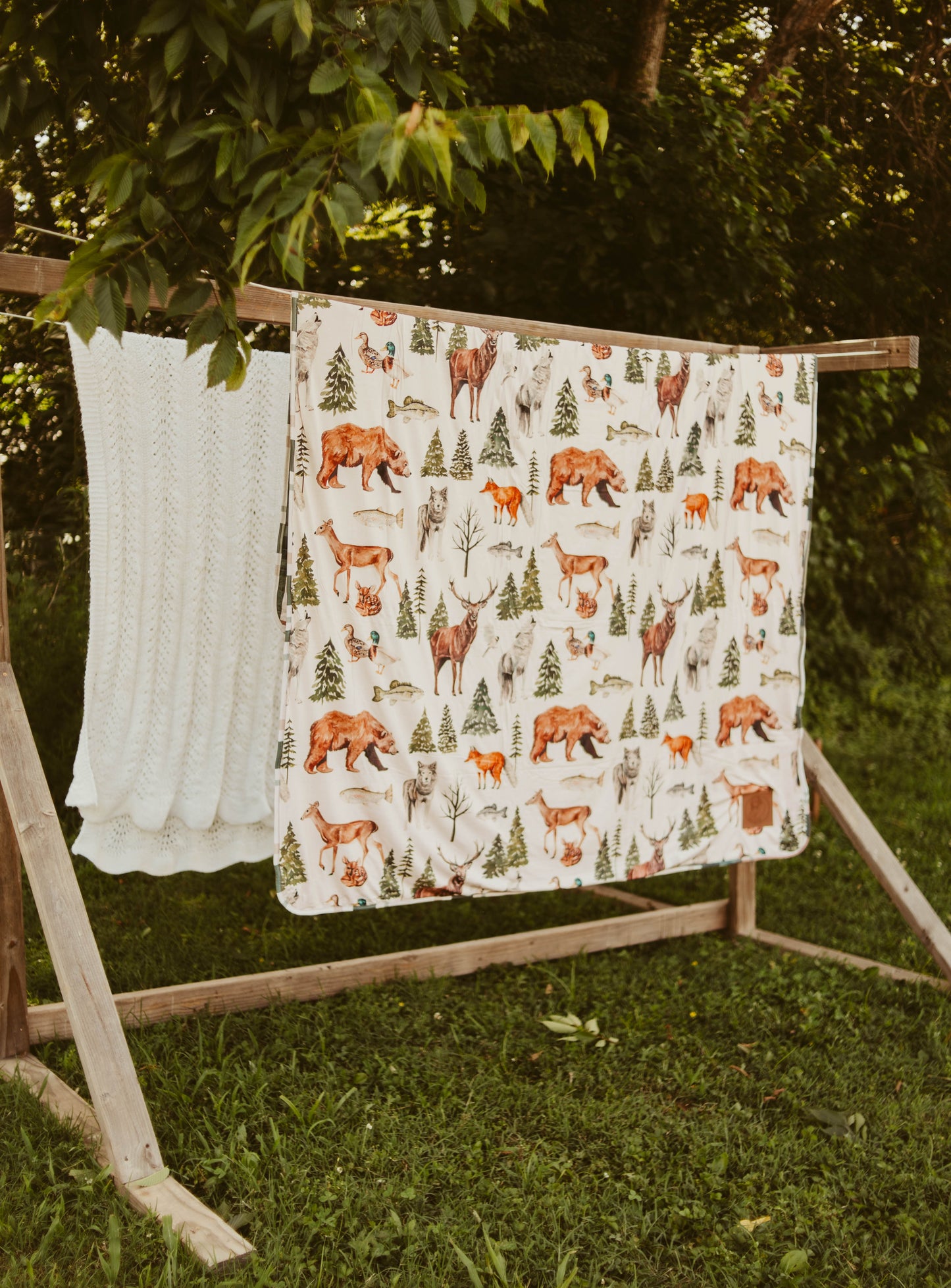 Grandpa’s Cabin Quilted Bamboo Blanket