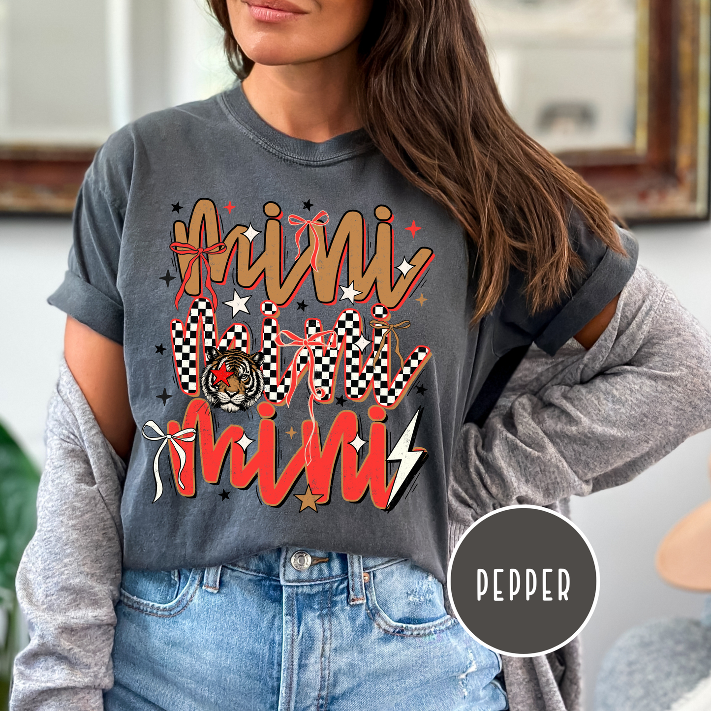 Mini Coquette and Tiger (Mommy&Me Option) Youth and Adult Cotton Graphic Tee