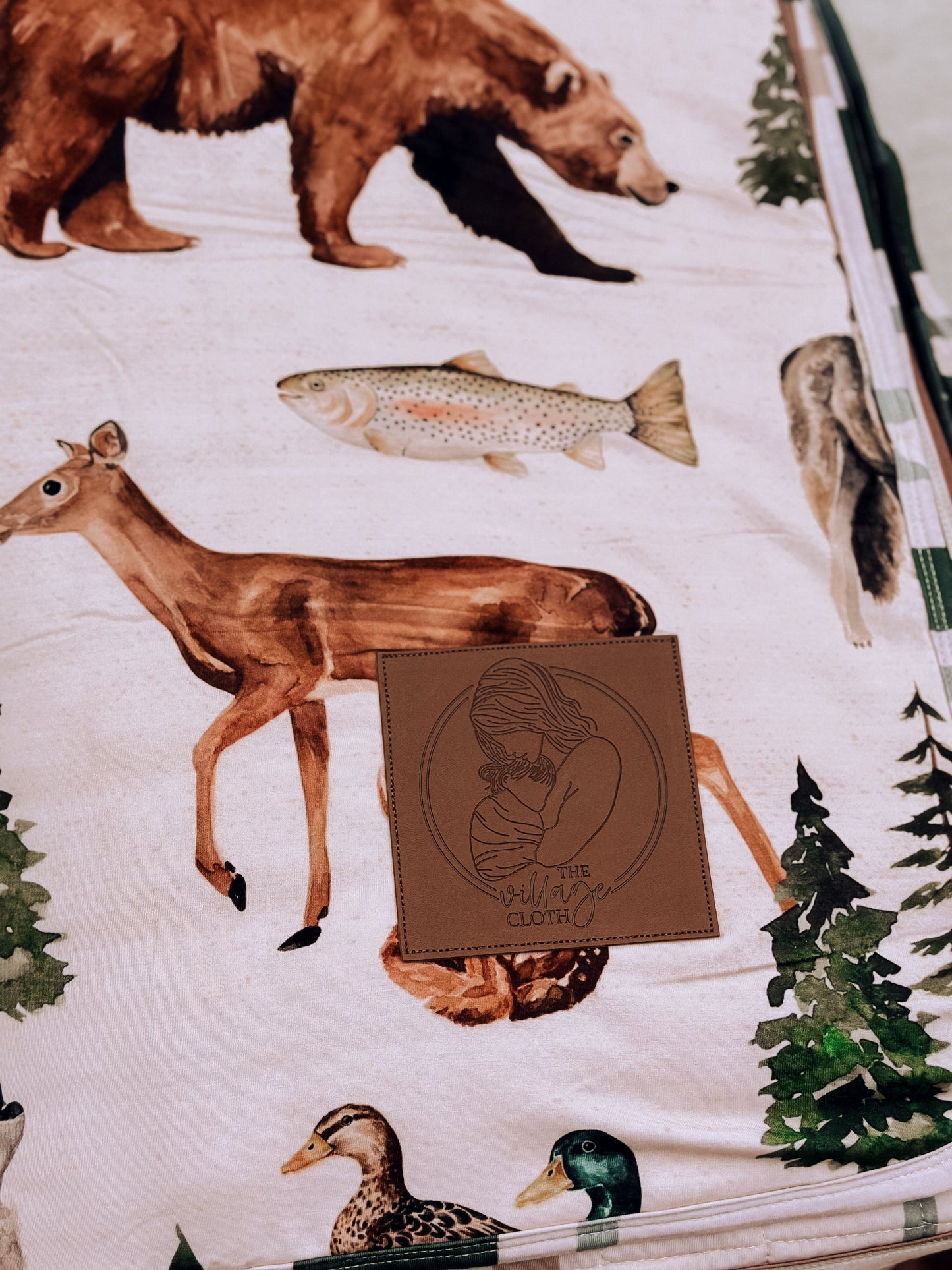 Grandpa’s Cabin Quilted Bamboo Blanket