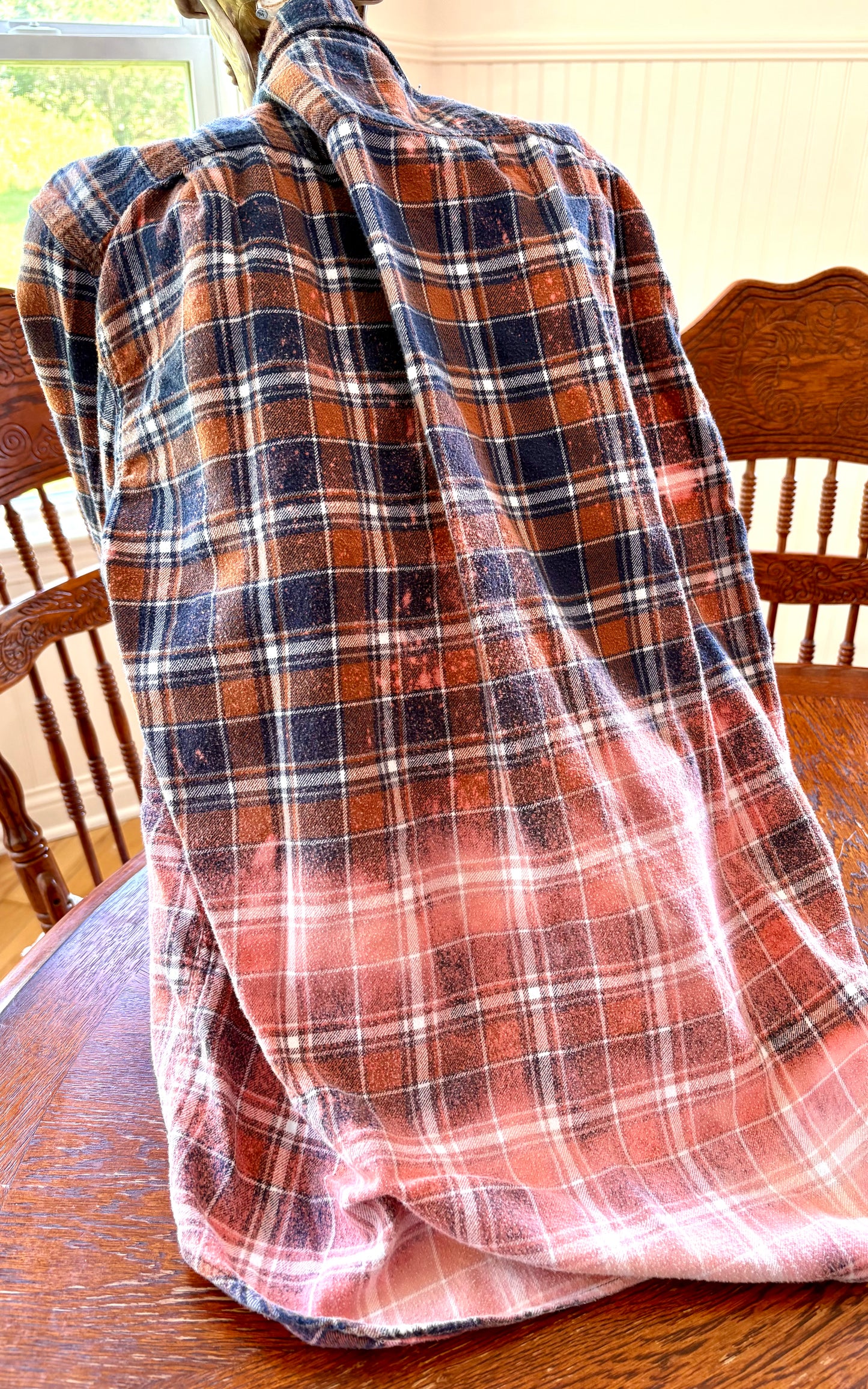 Large Vintage Acid Wash Flannel