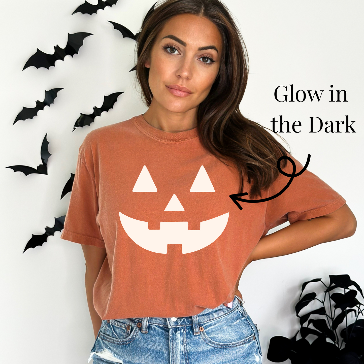 Glow In The Dark JackOLantern Cotton Graphic Tee