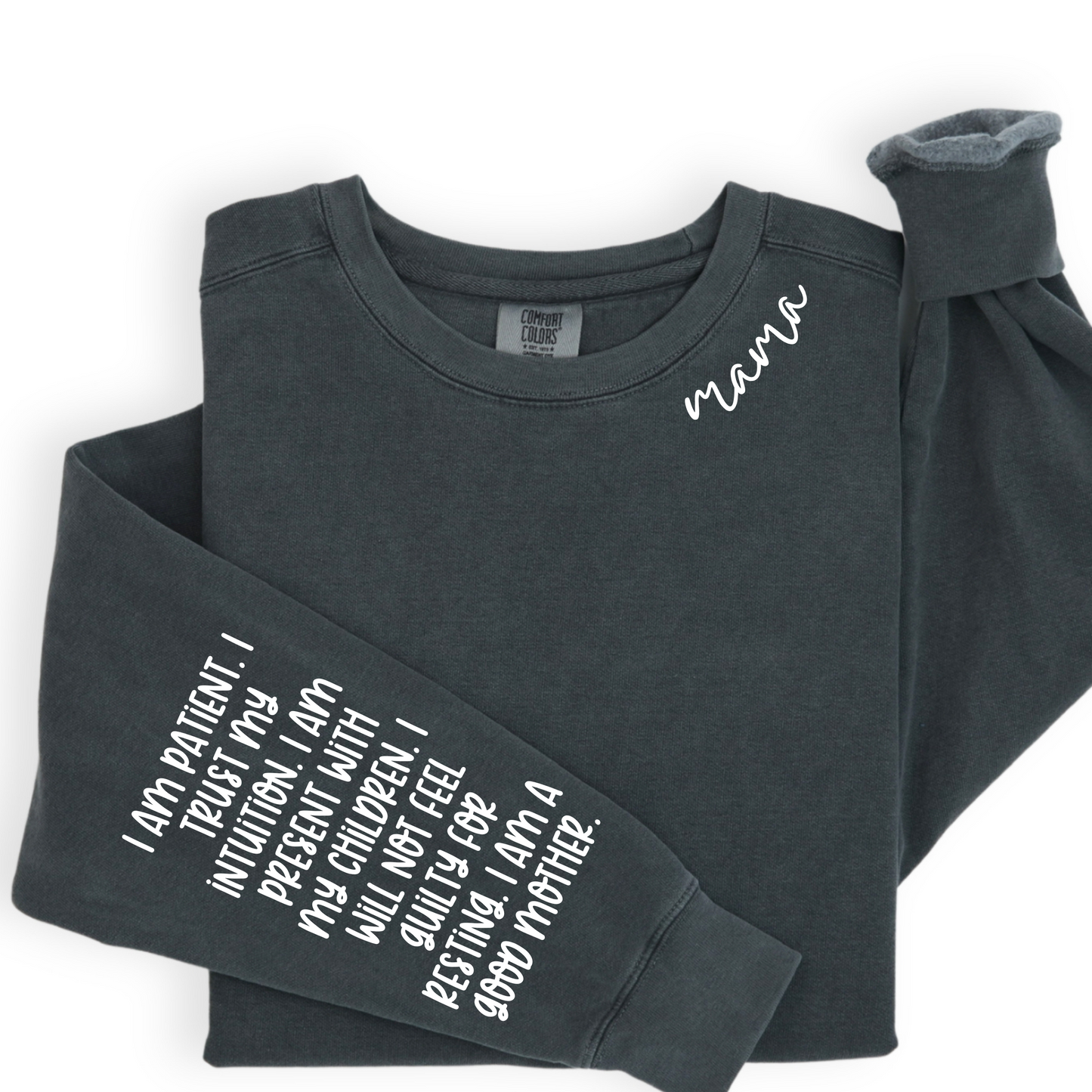 Affirmations For Mom 100% Cotton Lightweight Sweatshirt