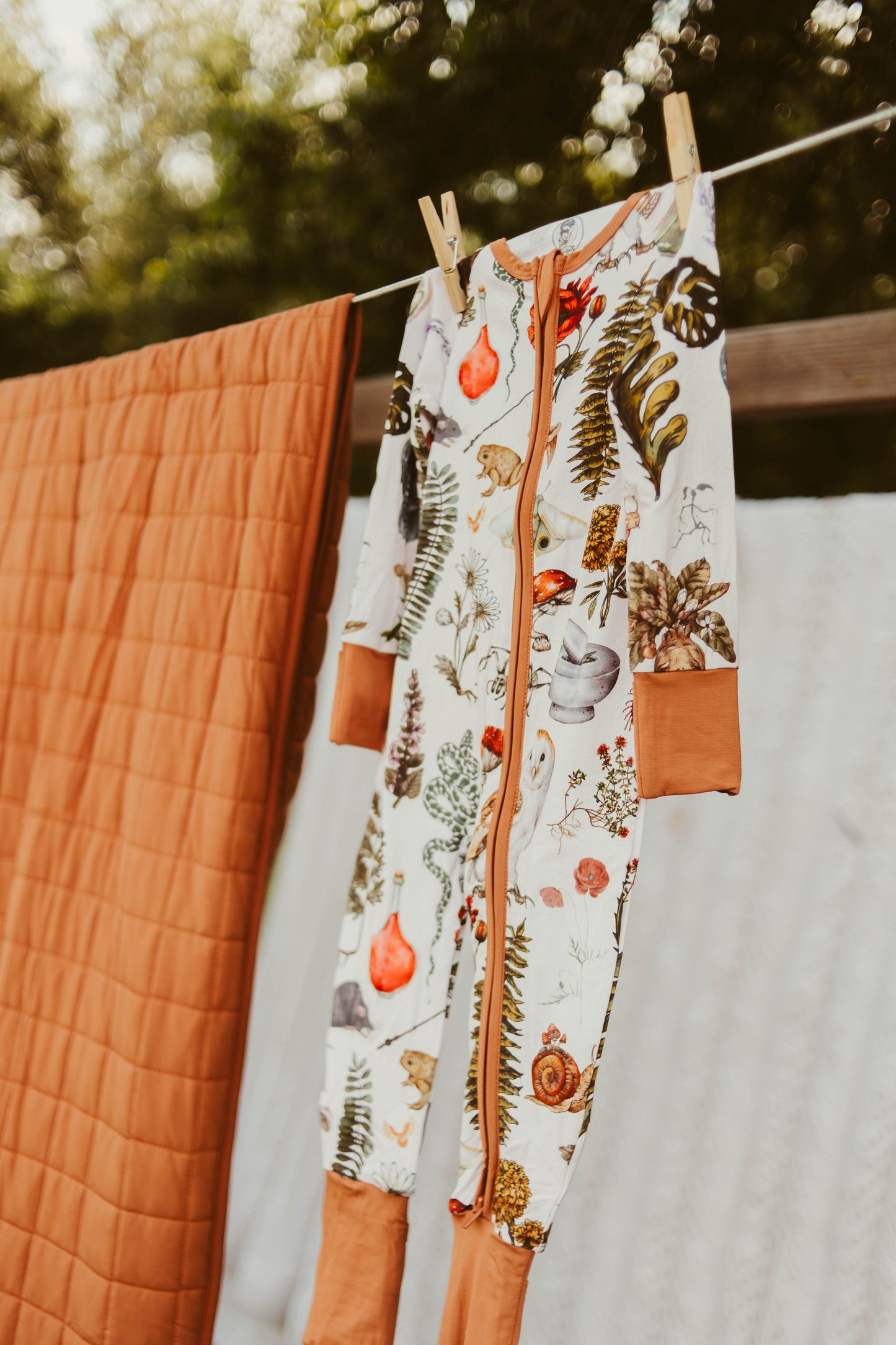 The Witch’s Greenhouse Convertible Zipper Romper