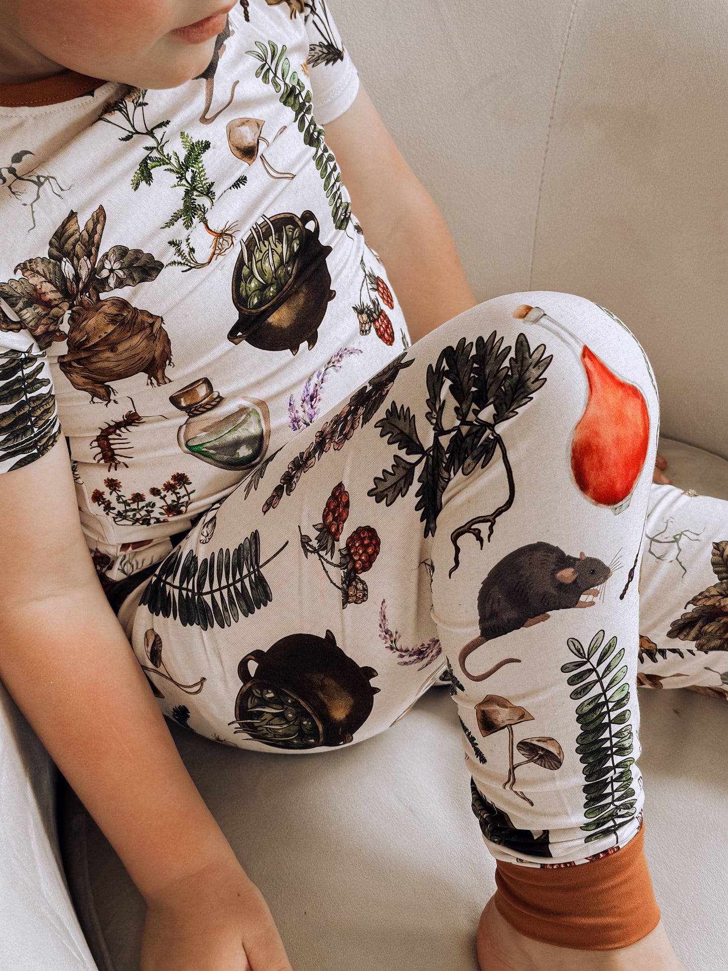 The Witch’s Greenhouse Short Sleeve Pj Set