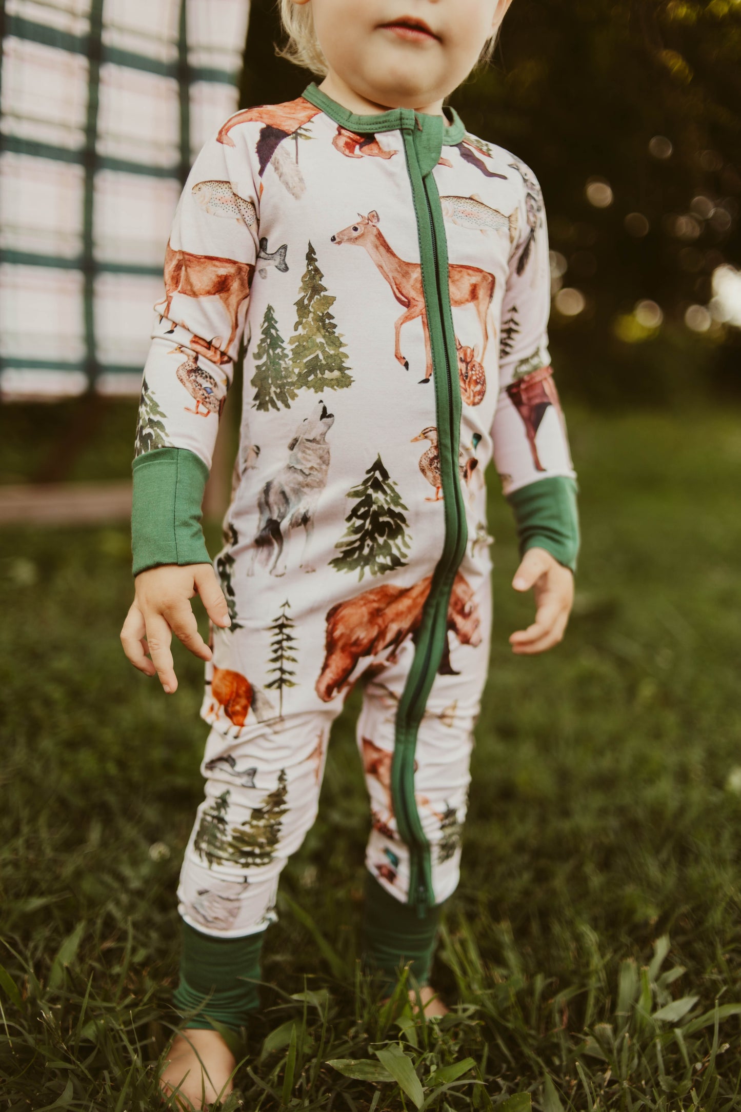 Grandpa’s Cabin Convertible Zipper Romper