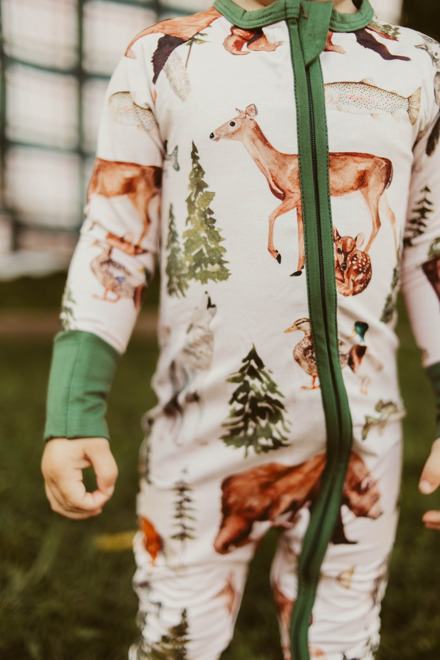 Grandpa’s Cabin Convertible Zipper Romper