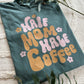 Half Mom Half Coffee Cotton Graphic Tee