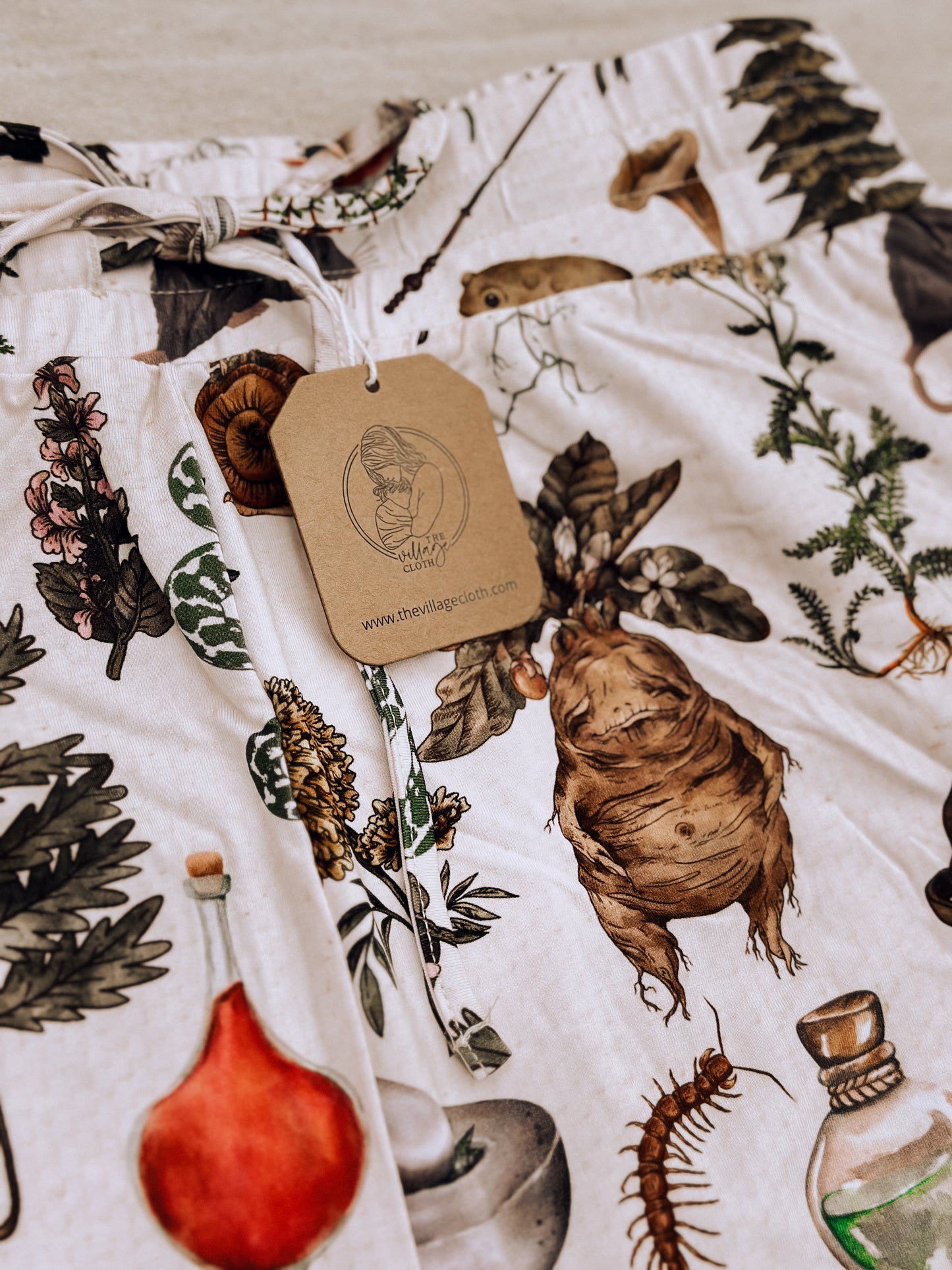 The Witch’s Greenhouse Ruffle Pj Shorts
