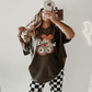 Lucky Girl Vintage 8ball Cotton Graphic Tee