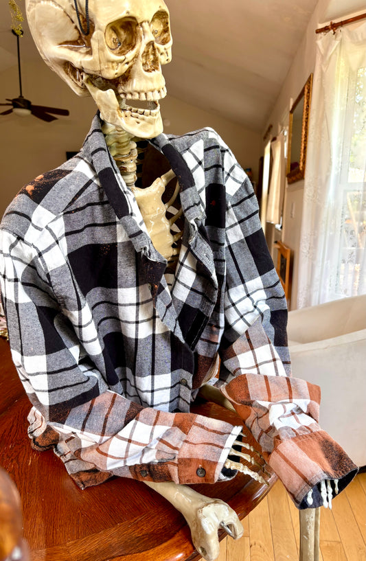 XXL Vintage Acid Wash Flannel