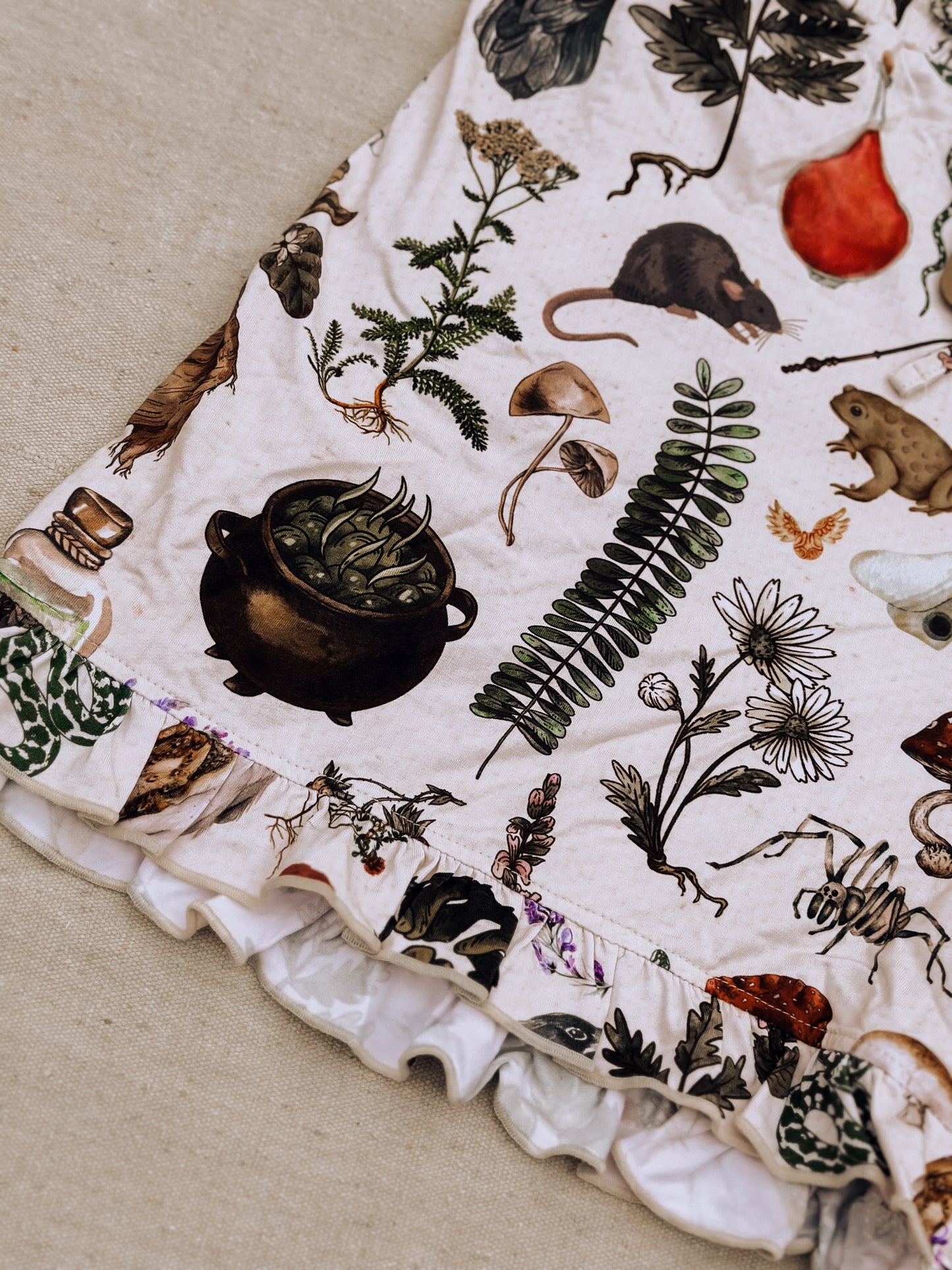 The Witch’s Greenhouse Ruffle Pj Shorts