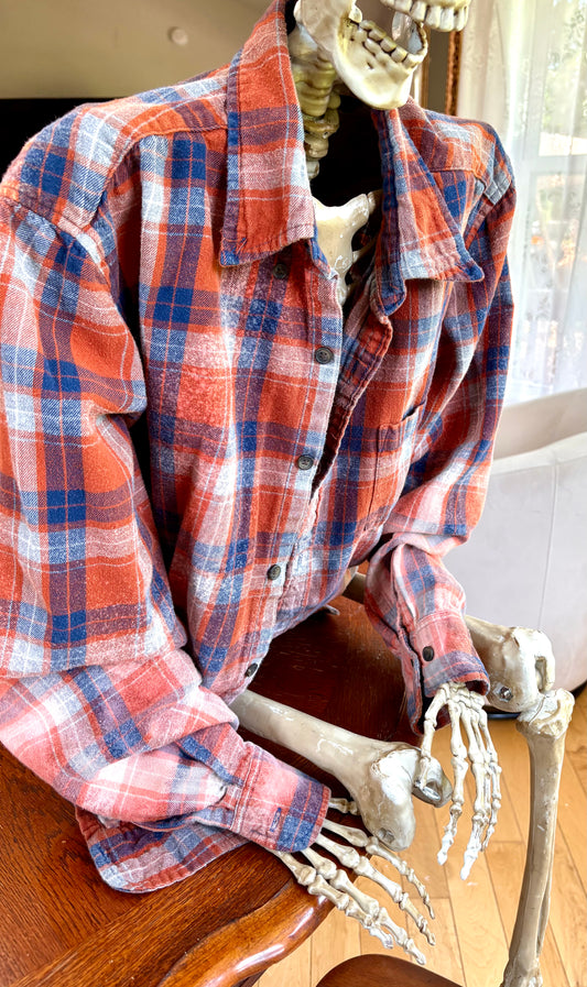 Medium Vintage Acid Wash Flannel