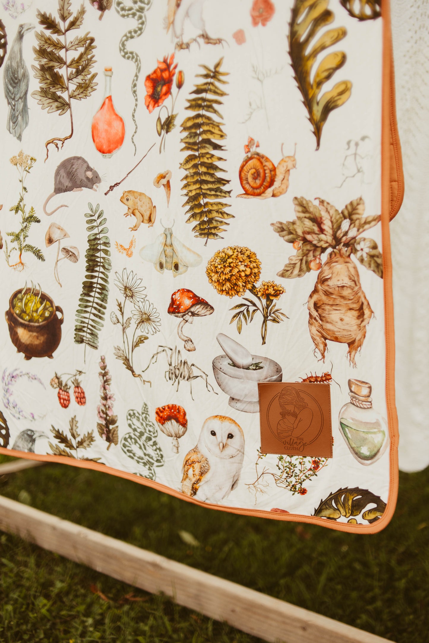The Witch’s Greenhouse Quilted Bamboo Blanket