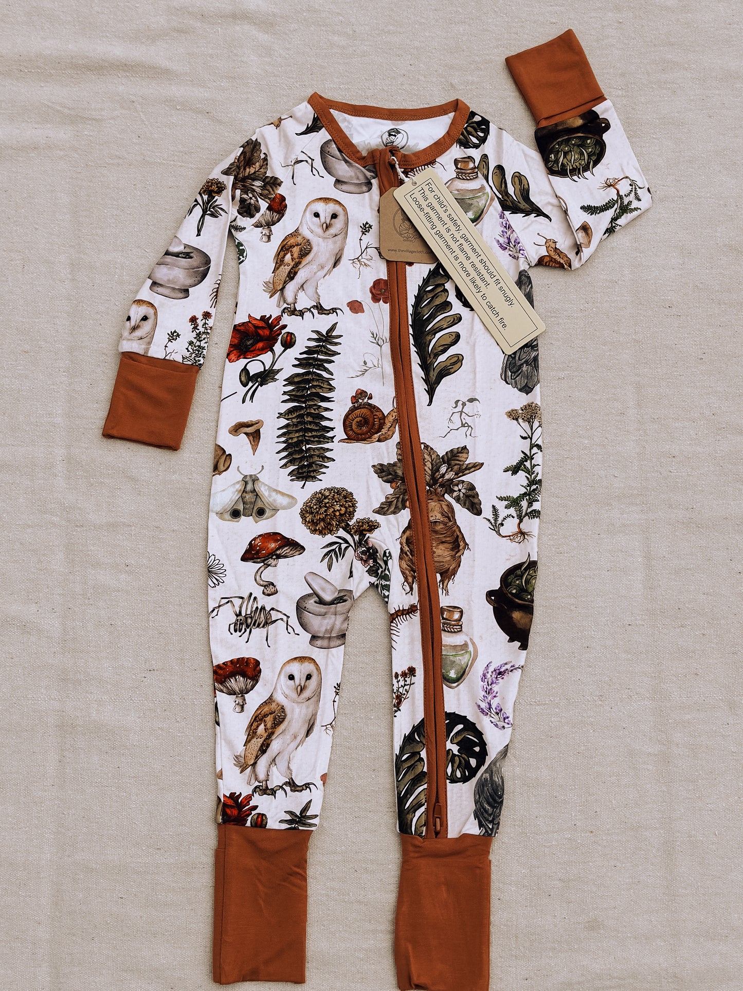 The Witch’s Greenhouse Convertible Zipper Romper