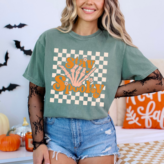 Stay Spooky Cotton Graphic Tee
