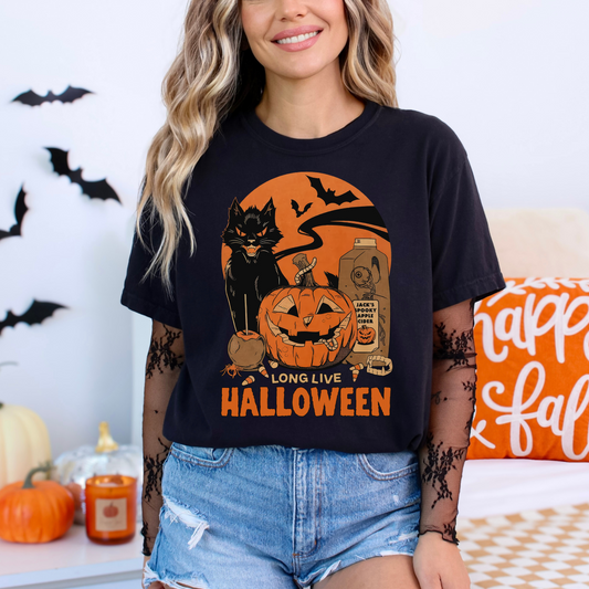 Long Live Halloween Comfort Colors Tee