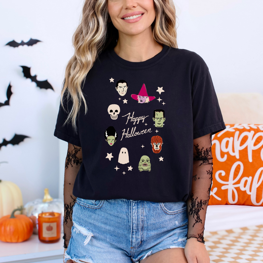 Happy Halloween Cotton Graphic Tee