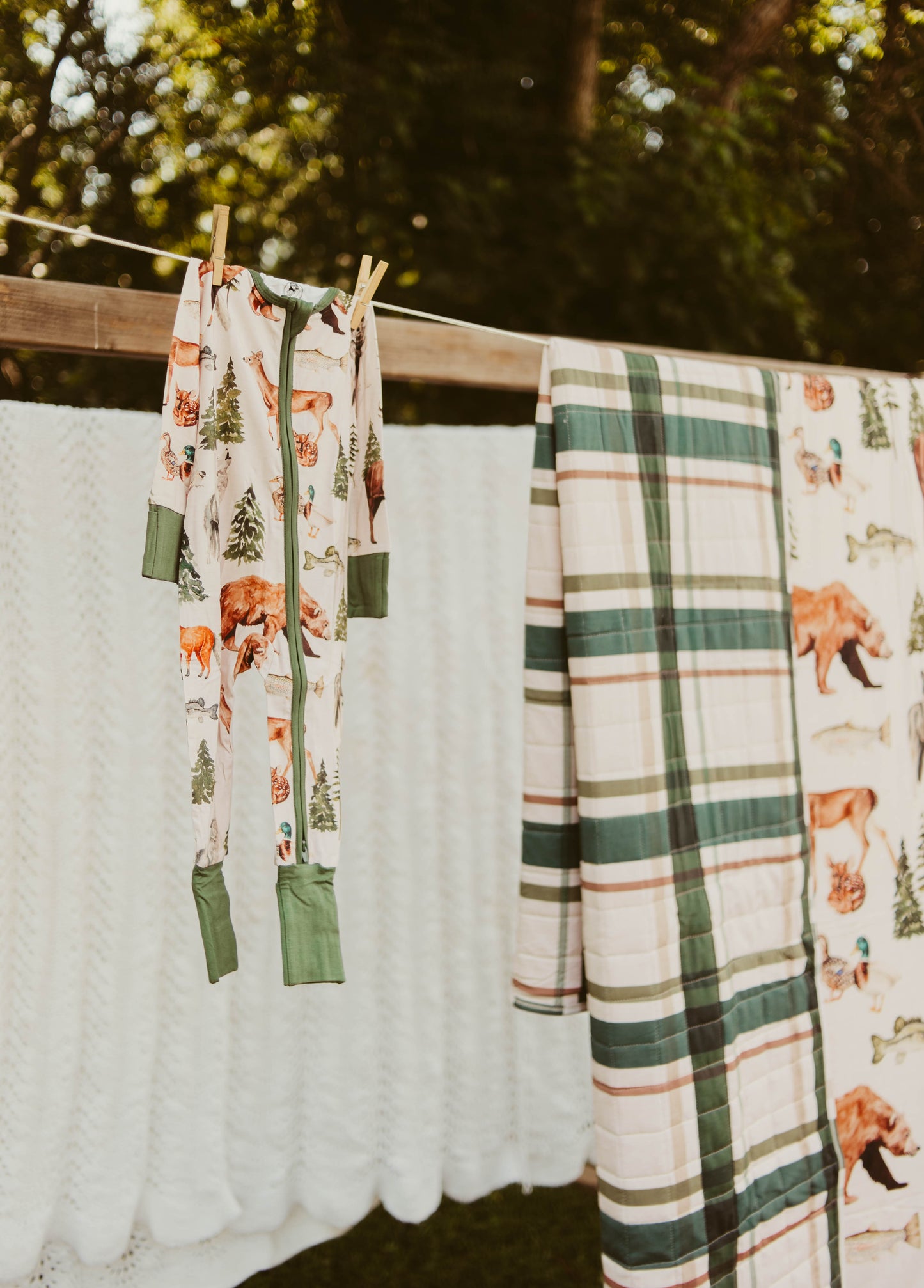 Grandpa’s Cabin Convertible Zipper Romper
