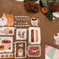 Fall At The Cottage W/ The Village Cloth In Camel-Tee