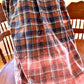 Large Vintage Acid Wash Flannel