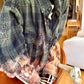 Large Vintage Acid Wash Flannel