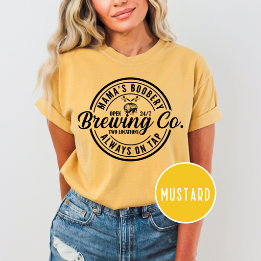 Mama’s Brewing Co Breastfeeding Awareness Cotton Graphic Tee