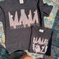 Mama’s Girl Pink Check (Mommy&Me Option) Youth and Adult Graphic Tee