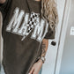 Vintage Lightning Grunge Mama Cotton Graphic Tee