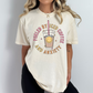 Fueled By Iced Coffee And Anxiety Cotton Graphic Tee